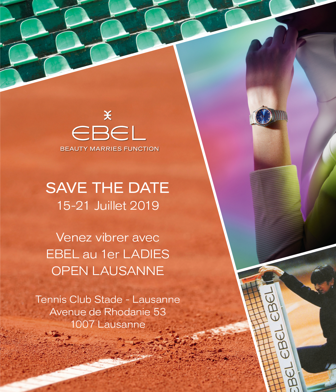 Ebel: partenaire officiel du Ladies Open Lausanne 2019