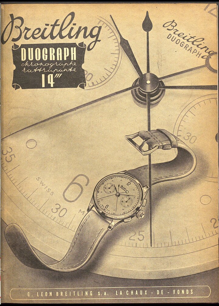 La Duograph de Breitling diffusée dans Europa Star en 1944