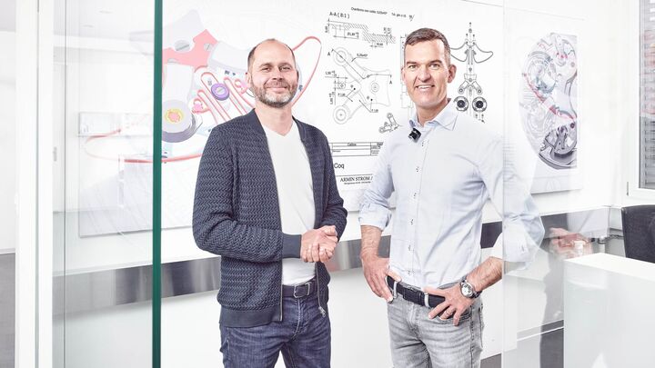 Serge Michel et Claude Greisler