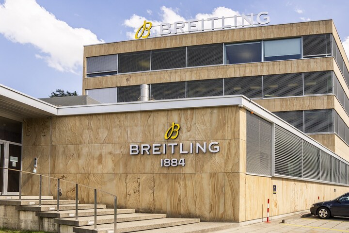 Entrée de Breitling Chronométrie à La Chaux-de-Fonds, inaugurée en 2001