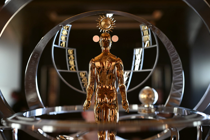 Détail de l'humanoïde de la Quête du Temps pour Vacheron Constantin