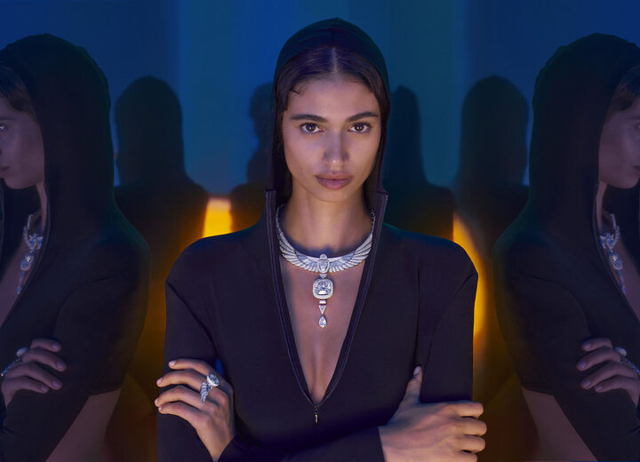 La parure Akh-Ba-Ka, pièce maîtresse de «Beyond the Light», une collection de haute joaillerie inspirée de l'Egypte antique autour de diamants d'exception