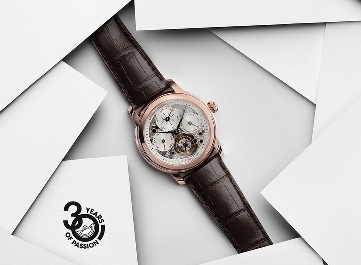 Pour célébrer ses 30 ans, Frédérique Constant a présenté un tourbillon à quantième perpétuel