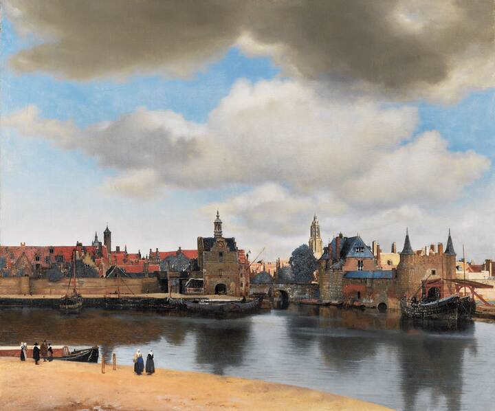 «Vue de Delft» par Johannes Vermeer (1632-1675).