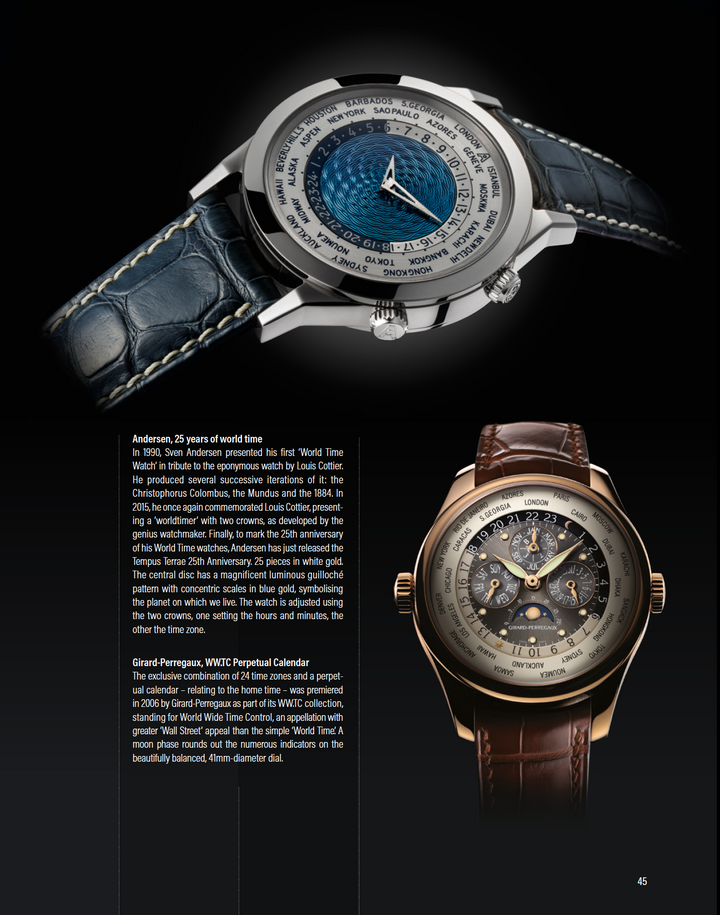 Les 25 ans de la première Worldtime d'Andersen Genève célébrés avec le modèle Tempus Terrae