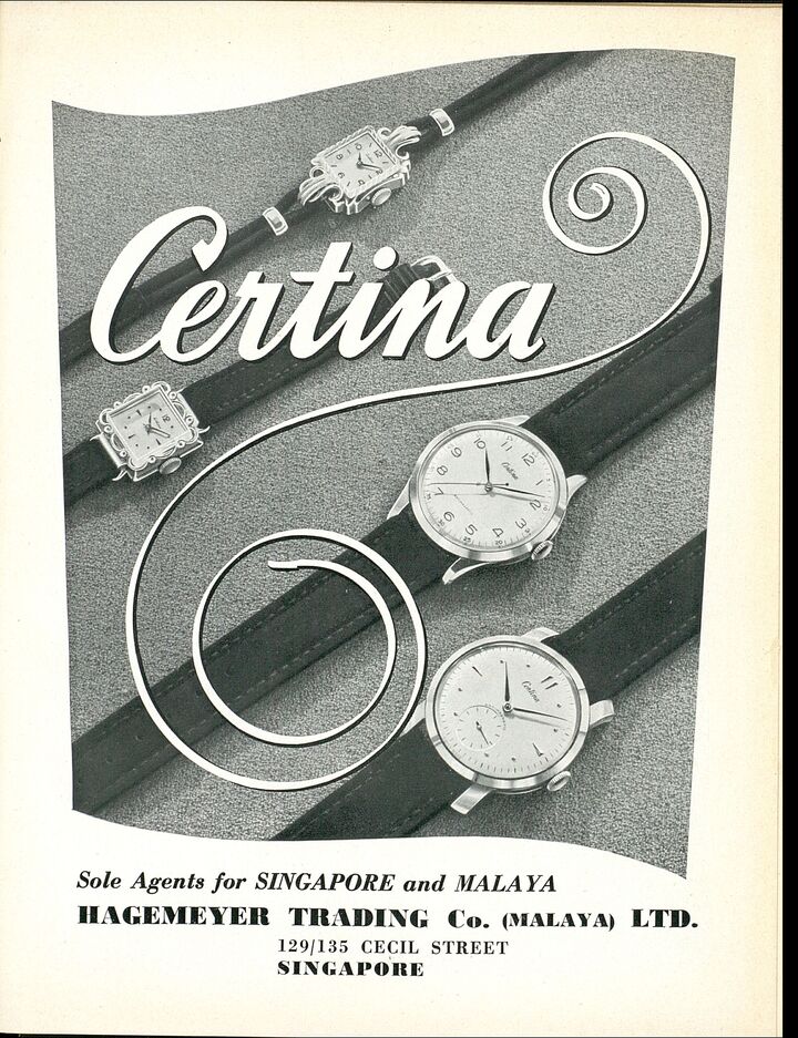 Certina en 1951 dans Europa Star.